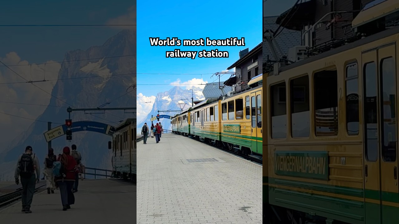 World's most beautiful railway station || Switzerland || Kleine Scheidegg 