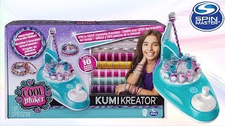 Cool Maker Machine à bracelets Kumi Kreator. Crée jusqu'à 10 bracelets avec  la machine