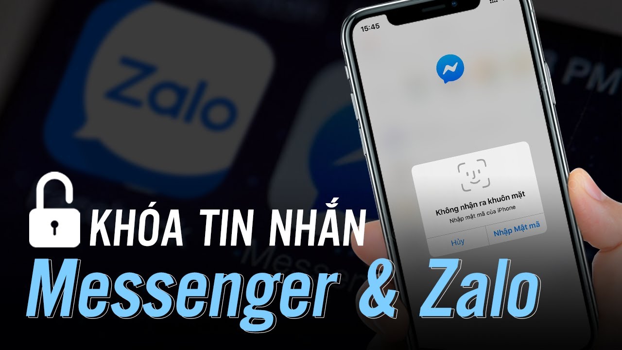 Khoá tin nhắn Messenger & Zalo trên iphone cực hay |... - youtube