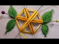 Very easy embroidery flower| hand embroidery| embroidery flowers