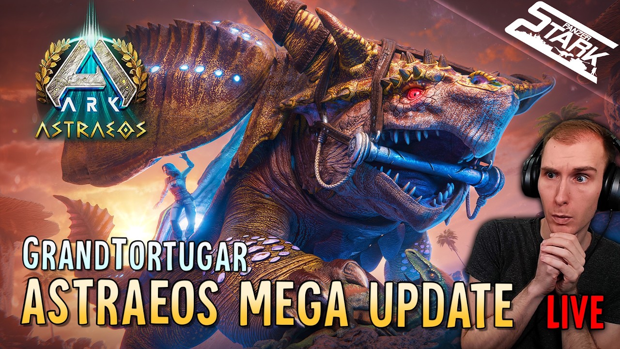 GrandTortugar Szelídítés & Astraeos Mega Update - ARK Ascended: Astraeos #8 - Stark LIVE
