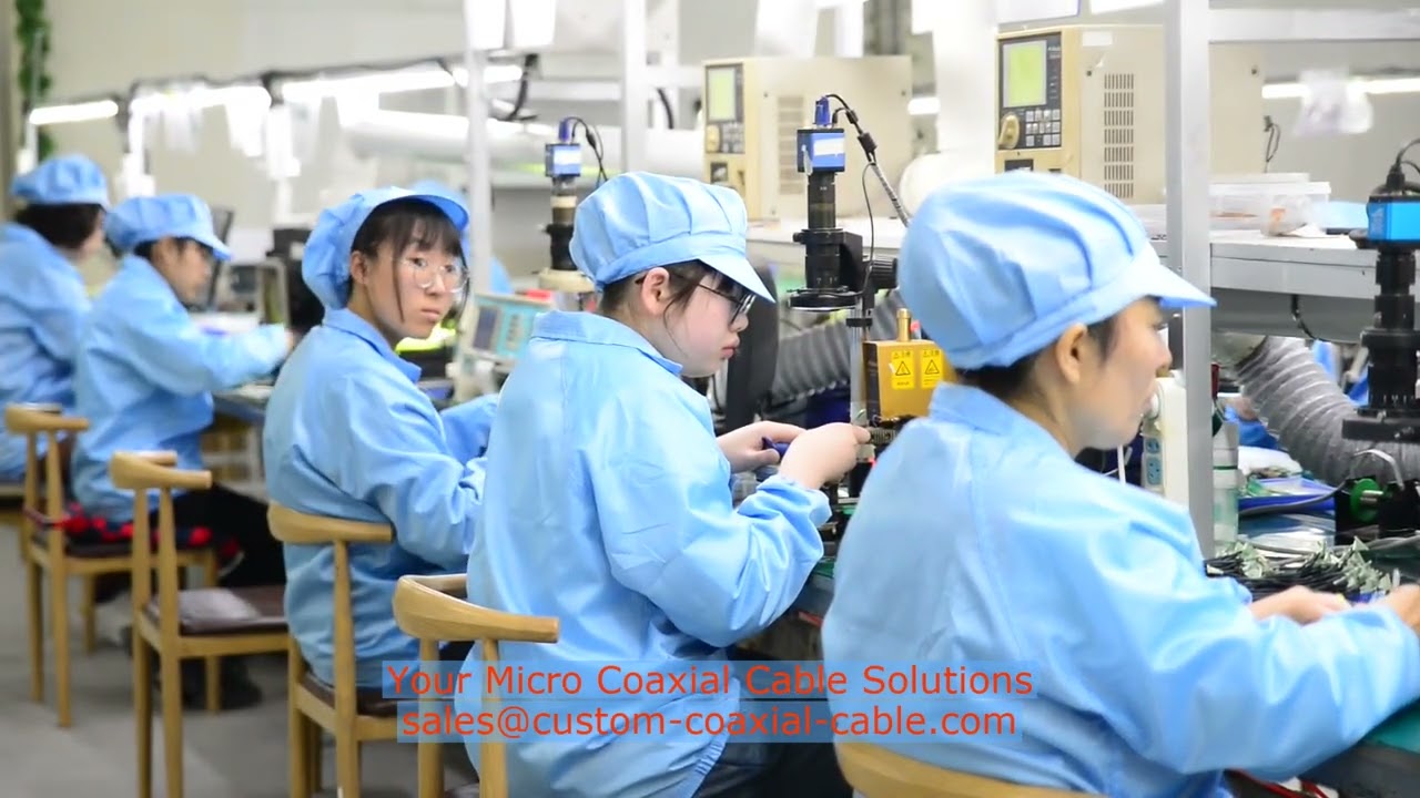 microcoax South Korea on‑site factory audit 20496-R50T-30 micro-coax wire sealed grommet Sound Demo