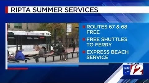 RIPTA summer service changes take effect Saturday