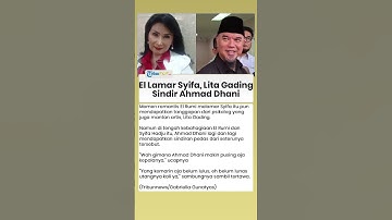 El Rumi Lamar Syifa Hadju di Swiss, Lita Gading Sindir Ahmad Dhani Soal Utang