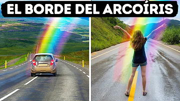 ¿Es posible tocar un arco iris?