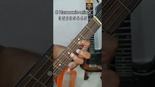 How to Play C Harmonic minor Scale on Guitar Tutorial For Beginners|Beginners Guitar Lesson🎸🔥🎶 basic