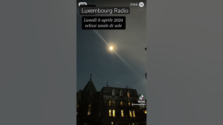 Lunedì 8 aprile 2024. Eclissi totale di sole.