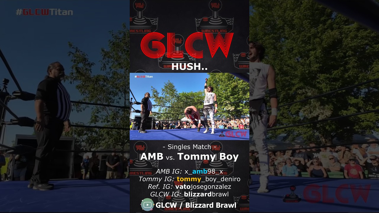 That one elbow DRAGGED him to the center of the ring.. #GLCWtitan