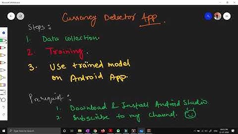 Stepwise implementation of Bank Note Detection  Android App with Voice, Tensorflowlite &Teachable ML