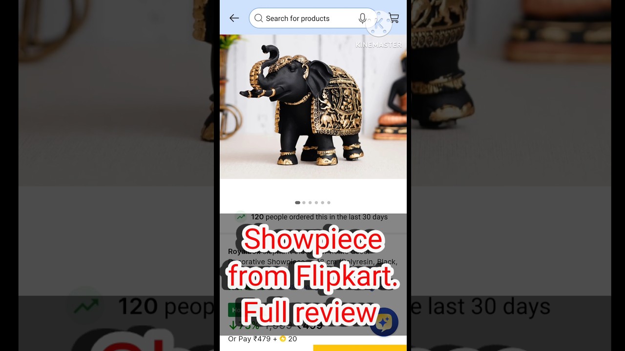 Elephant Showpiece for vastu | showpiece for home decorations | home decoration items from Flipkart