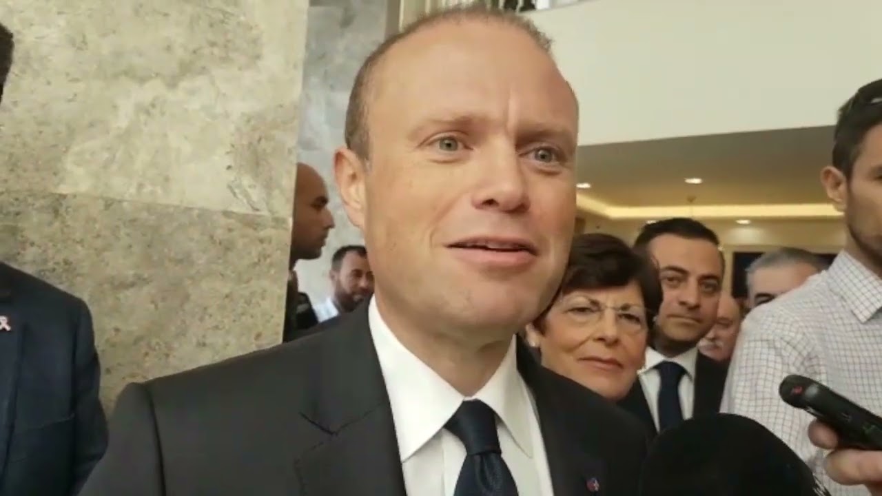 Prime Minister Joseph Muscat regarding dropping of Brothelgate libel case