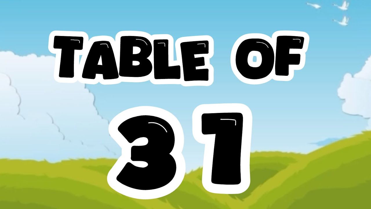 Learn Multiplication table of 31 | Table of 31 ⁠ ⁠ ⁠ ⁠| 31 ka table ...