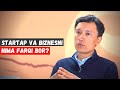 Startap va biznes boshlashning nima farqi bor? Izohlardagi savollarga javoblar | Akmal Paiziev