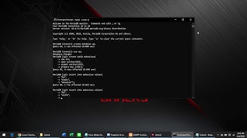 Tutorial membuat stored procedure pada command prompt