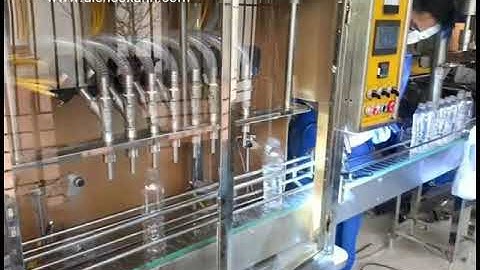 Dây chuyền chiết rót nước uống tinh khiết dạng thẳng - ĐIỆN CƠ XANH