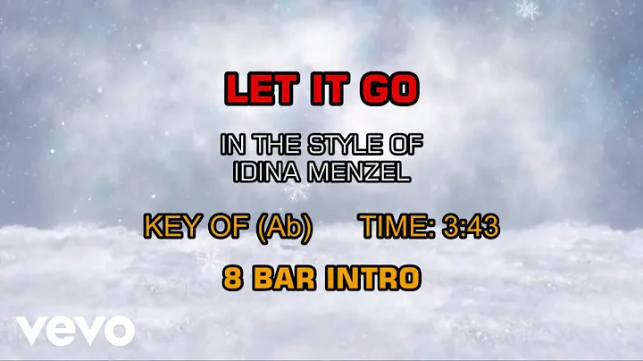 Idina Menzel - Let It Go (Karaoke)