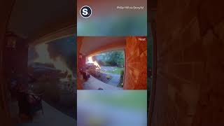 Family SUV Goes Up in Flames in Driveway