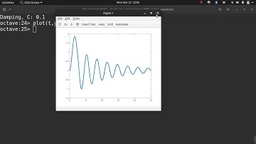 Solving Differential Equations in GNU Octave using ODE45: Spring Mass Damper System