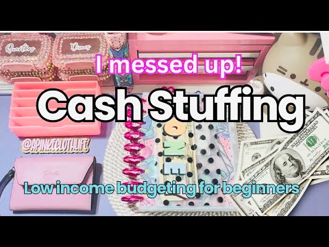 I Messed Up!  | Cash Stuffing & My 1st Biweekly Budget | August Low Income Money Routine  2025