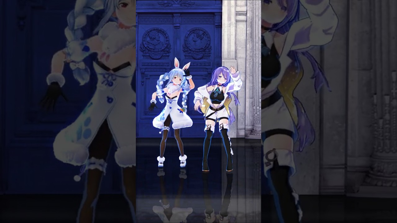 【#hololive mmd】L!!!!ght ┌|∵|┘┌|∵|┘┌|∵|┘【兎田ぺこら Usada Pekora ムーナ・ホシノヴァ Moona Hoshinova】