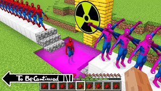 What if YOU CREATE MUTANT SPIDERMAN in Minecraft ? USING A RADIATION LIQUID !