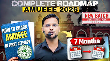 how to crack amu btech|how to prepare for amueee 2026|how to prepare for amu btech entrance exam