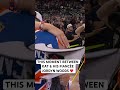 KAT and his fiancée Jordyn Woofs embrace after his wins first NBA Championship 🏆