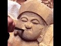 【仏像彫刻】仏師が彫り出す木彫りの大黒様　#woodart #木彫