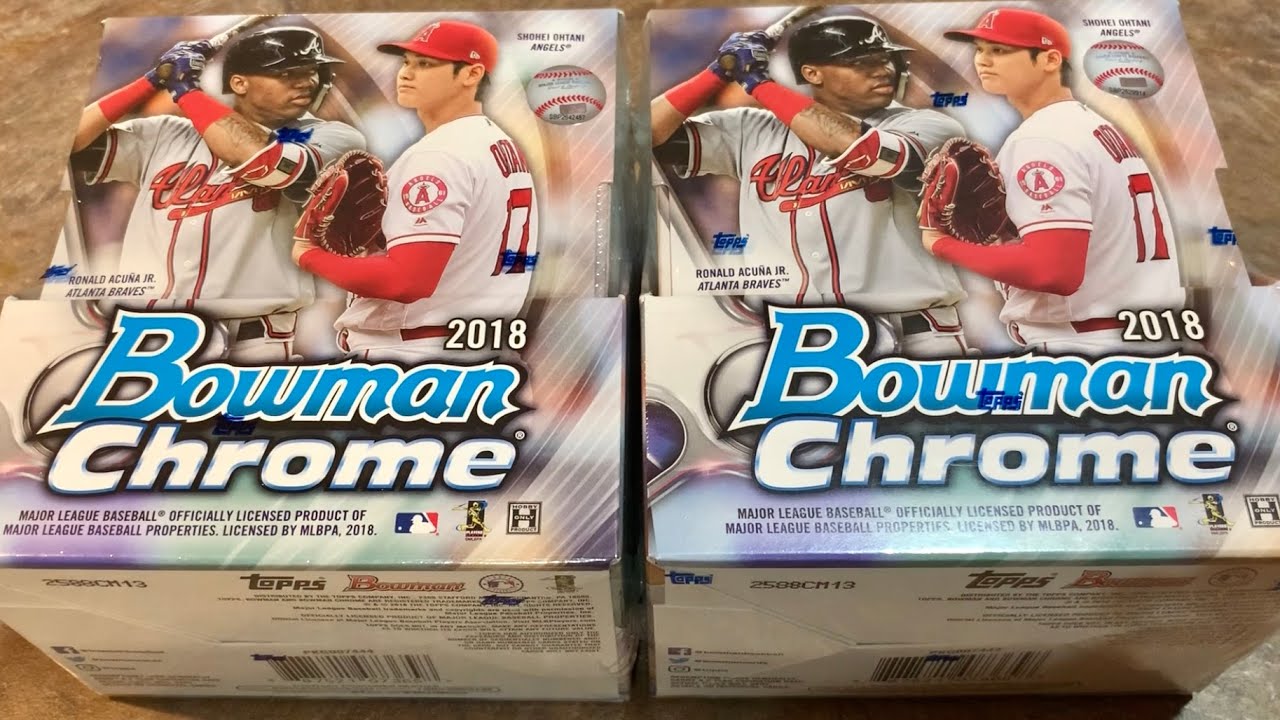 再入荷新品】 MLB 2018 BOWMAN CHROME BASEBALL HOBBY BOX トレカショップ二木 通販 PayPayモール 