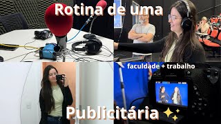 Rotina de uma publicitária💡| Faculdade de publicidade + Trabalho em agência