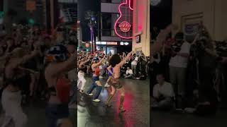 220406 Henry, Aiki, LeeJung, Lia Kim, Amy Park, Harimu, Ran Kim (Perform Gangnam Style in Hollywood)
