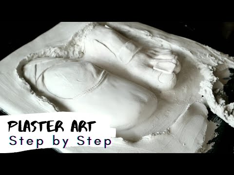 Plaster Sculpture on Canvas (art & crafts)