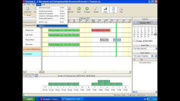 Employee scheduling with subscription calendars