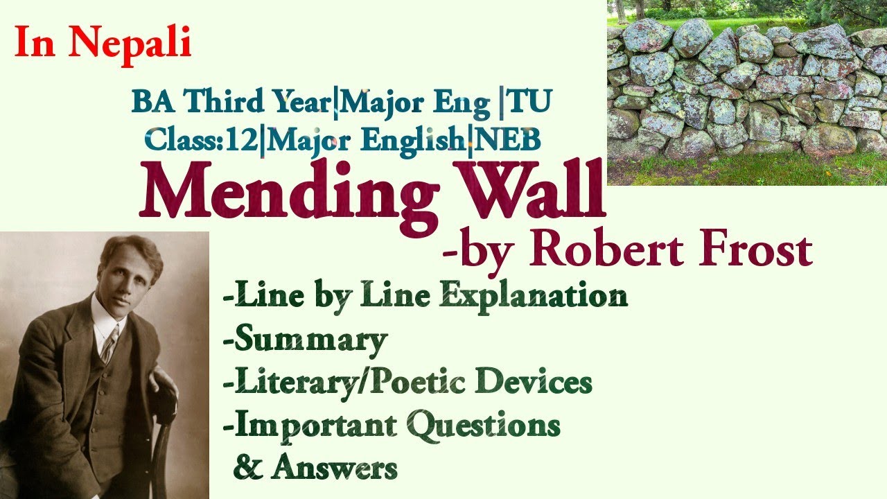 mending wall language