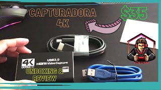 CAPTURADORA 4K Unboxing & Review  Que Capturadora Comprar? Para Hacer Streams  YDNanni 2023