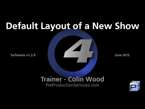 Hog 4 Tutorial 2: Default Layout of a New Show