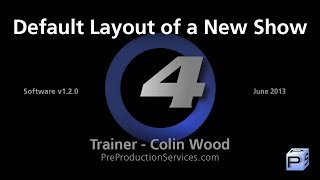 Hog 4 Tutorial 2: Default Layout of a New Show