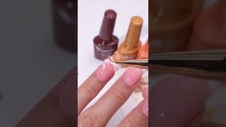 Adorable pink base monkey nail art tutorial! So cute & easy to make 🎀🐒 #CuteNails #Monkeynails