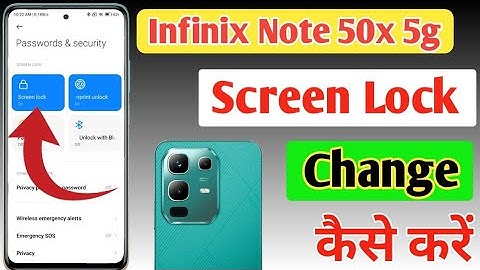 Infinix Note 50x 5g screen lock kaise change kare/ Infinix Note 50x pattern lock change kaise kare