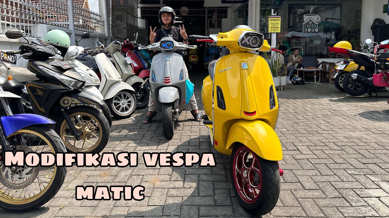 Mas navil kena racun modif vespa matic habis puluhan jutaaa