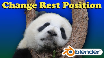 Change The Rest Pose For Your 3D Models - Blender
