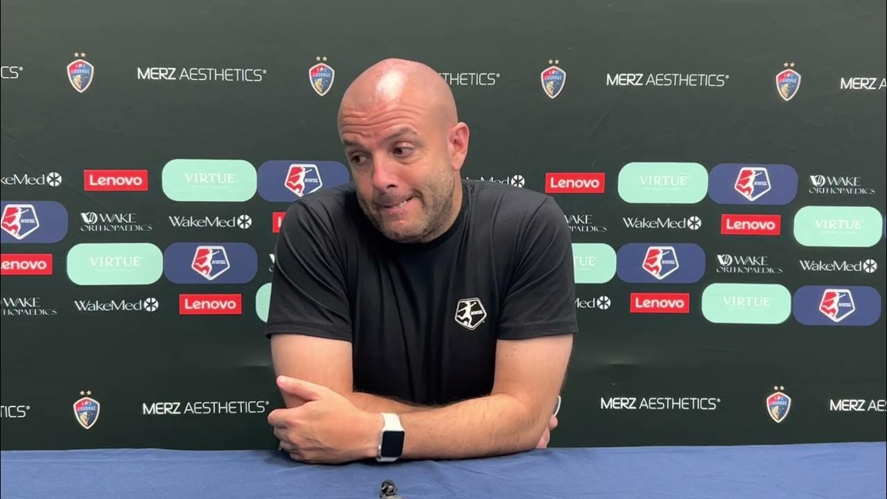 Sean Nahas PostMatch Press Conference NC Courage 3, Orlando Pride 0