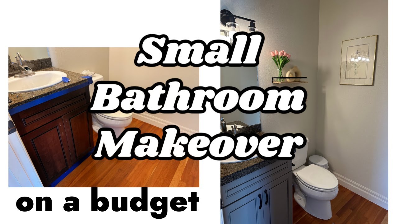 New *2023* SMALL BATHROOM MAKEOVER ON A BUDGET