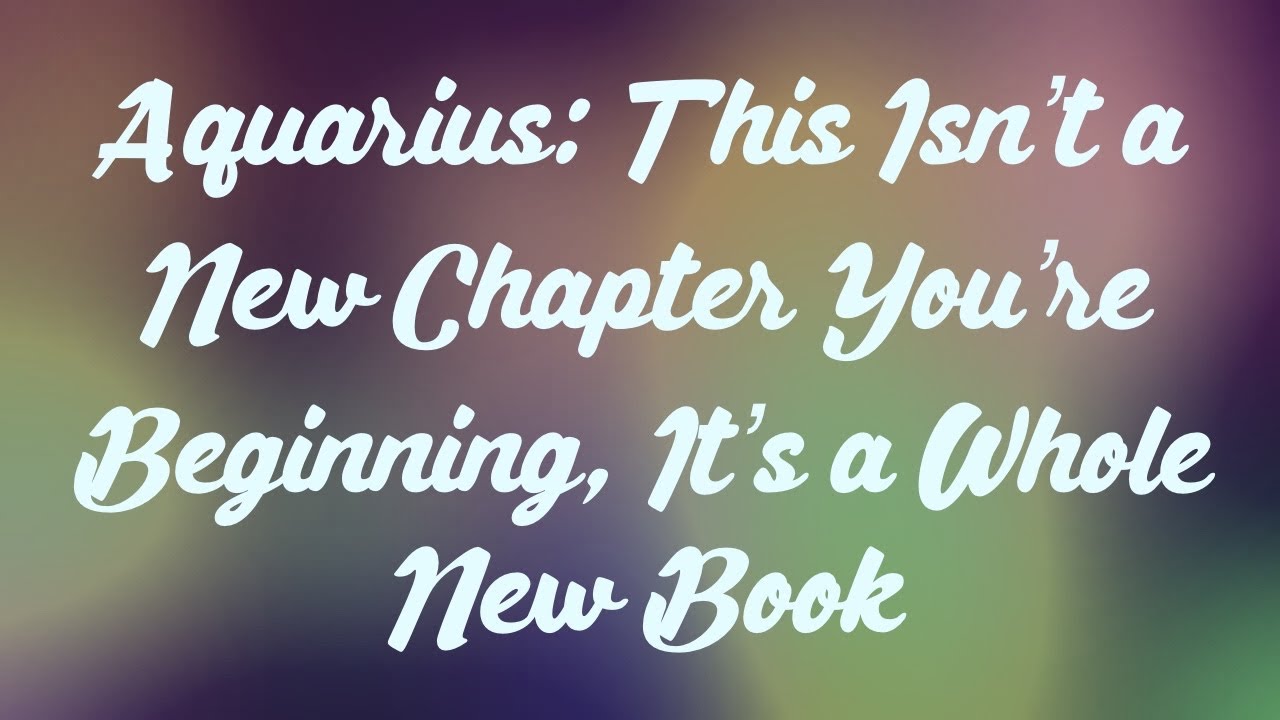 Aquarius: This Isn’t a New Chapter You’re Beginning, It’s a Whole New Book