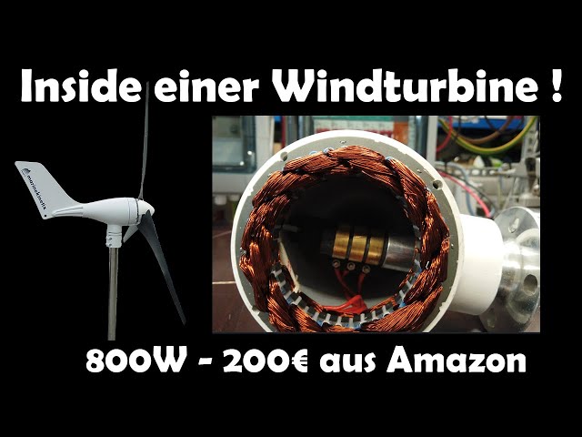 Inside einer Windturbine mit 800Watt! Amazon Produkt um 200€ - HOT &  SCHROTT ! 2022 - YouTube