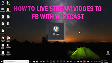 HOW TO LIVE STREAM TO FACEBOOK BY WIRECAST