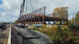 Multi-use trail nears completion with a new bridge