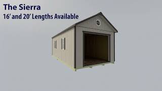 Best Barns Sierra Wood Garage Walk Through