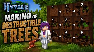Hytale Making of Destructible Trees with Blockbench and Asset Editor Guide Tutorial