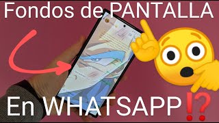 📱🔄 Como CAMBIAR el FONDO de la PANTALLA PRINCIPAL en WHATSAPP 2024❗❕ screenshot 3